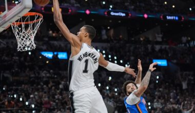 Wembanyama scores 33 as Spurs rip Thunder to level NBA playoffs | Basketball News