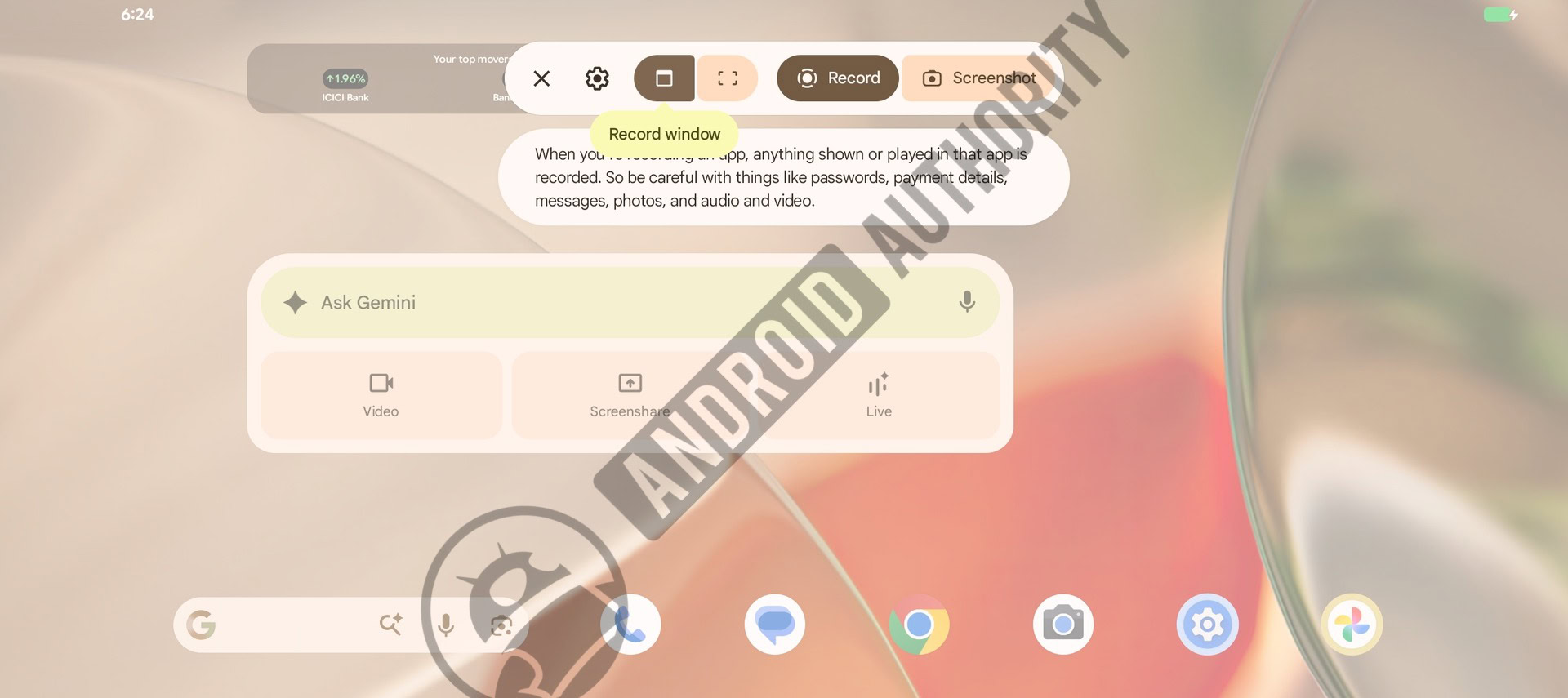 Android 17 QPR1 Beta 3 New screen recording toolbar (1) watermarked Android 17 QPR1 Beta 3 New screen recording toolbar (1) watermarked