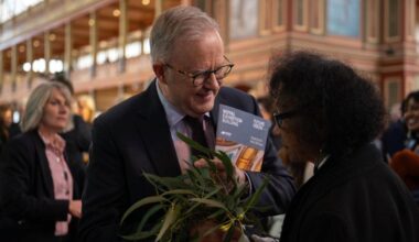 The best version of Australia is when people are lifted up, PM says