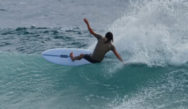 Asher Pacey surfing with Exo Flex technology