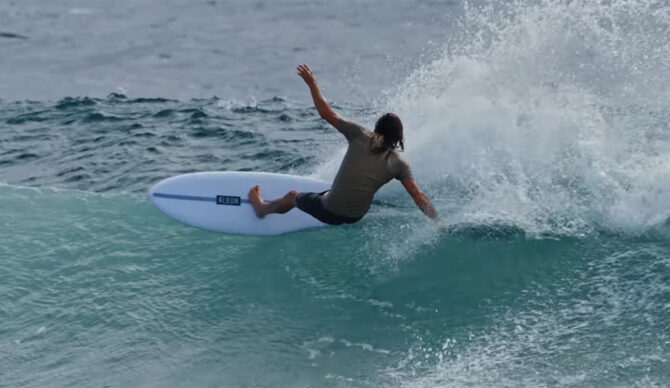 Asher Pacey surfing with Exo Flex technology
