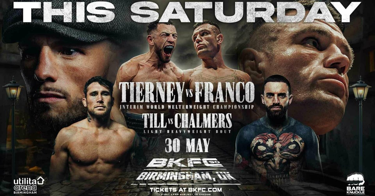 BKFC 90 fight card, start time, date and location | Till vs. Chalmers