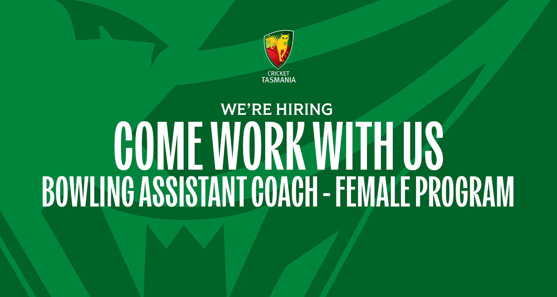 We're Hiring: Bowling Assistant Coach - Female Program