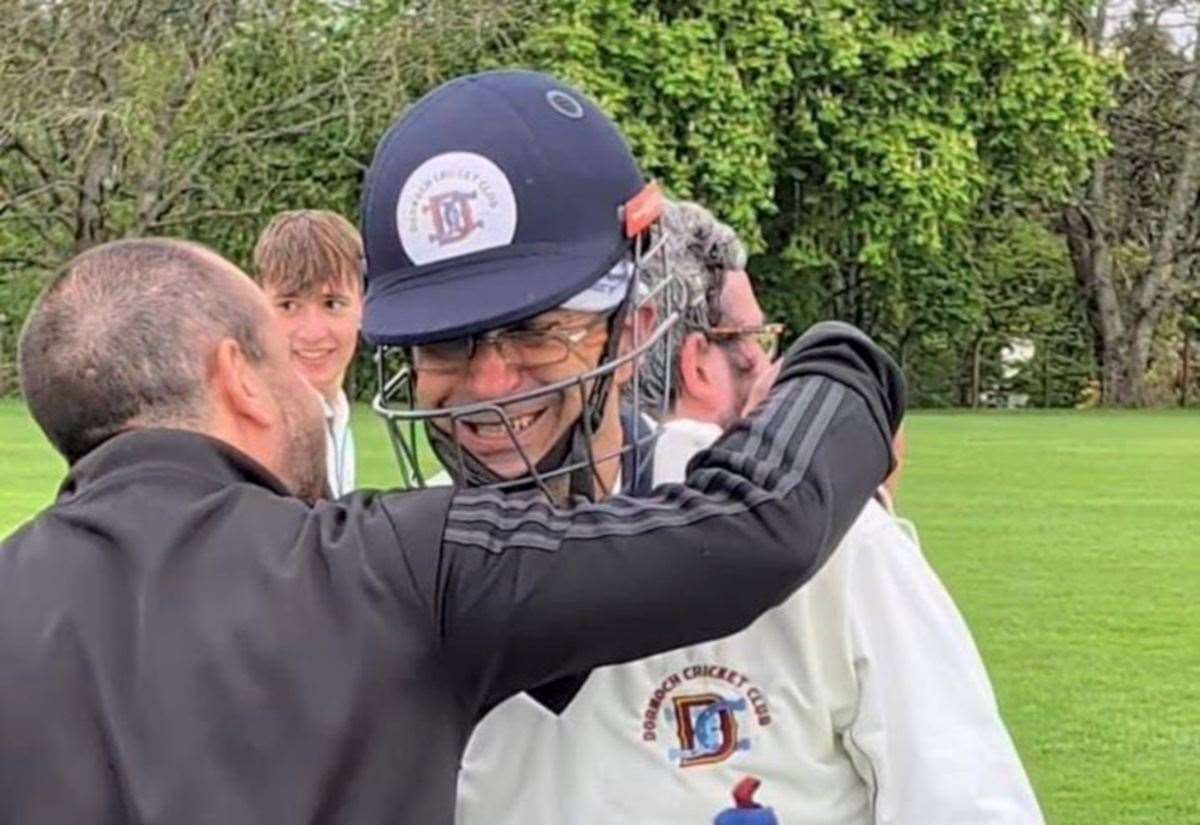 Dornoch Cricket Club record dramatic final-ball victory over Highland in Inverness as 59-year-old Phil Fenech’s first ever run clinches win