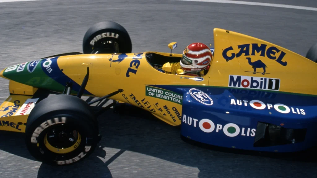When the Enstone-based squad was Benetton, it was the first time a fashion brand was seriously involved in the sport