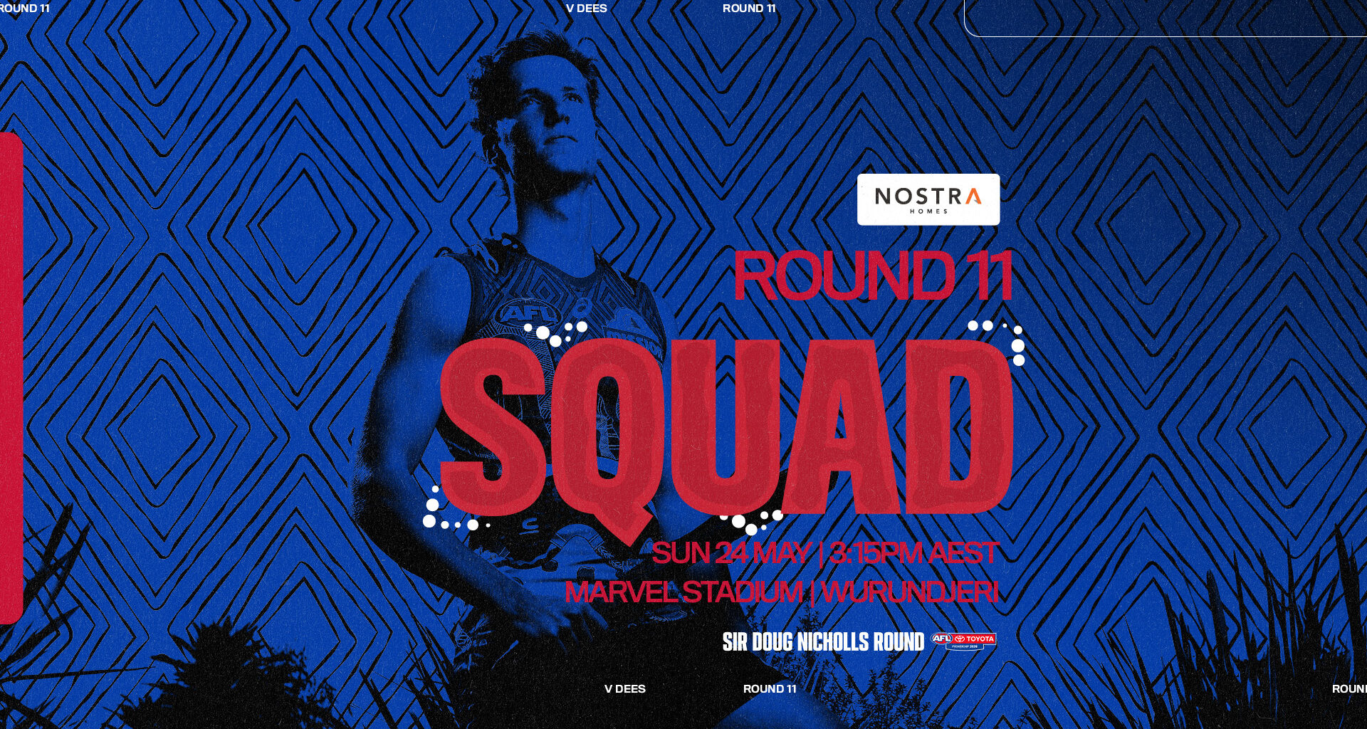 AFL Squad | Round 11 v Narrm