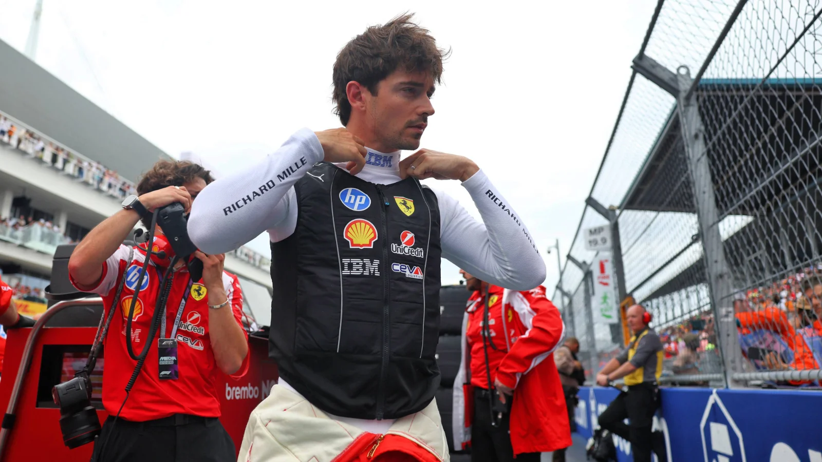 Charles Leclerc is on track to break a record set by Michael Schumacher