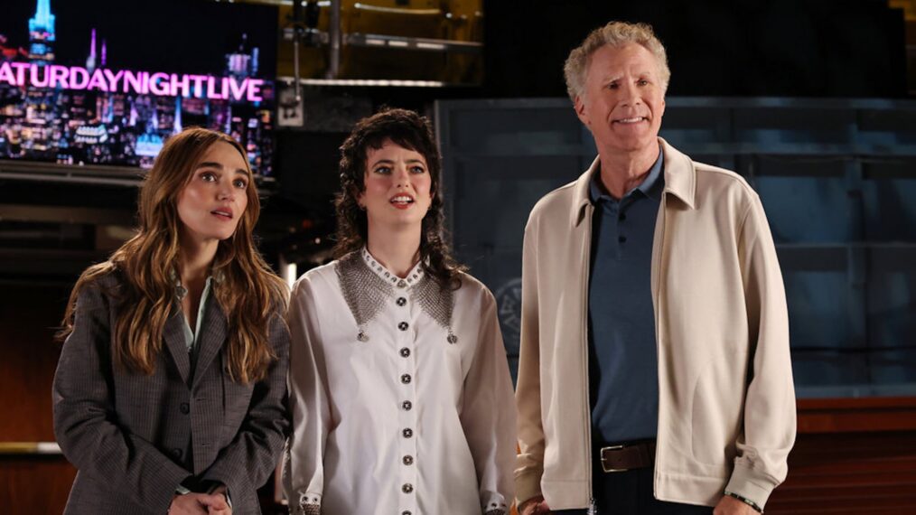 Chloe Fineman, Sarah Sherman, and Will Ferrell, 'Saturday Night Live' Season 51 finale promo, NBC, airs May 16, 2026.