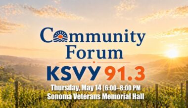 KSVY Sonoma invites community to help plan future of the station on May 14