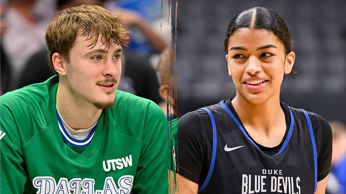 Cooper Flagg and Arianna Roberson