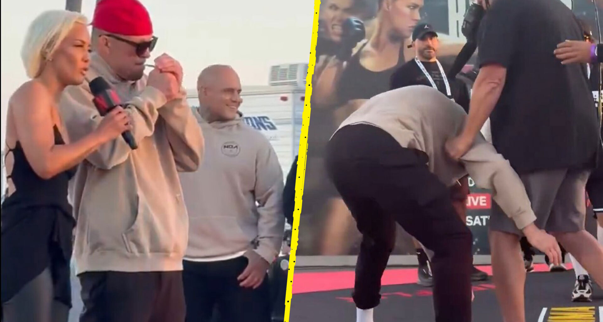 Nate Diaz smokes and tries to take down cameraman in 'wildest workout ever' for Ronda Rousey card