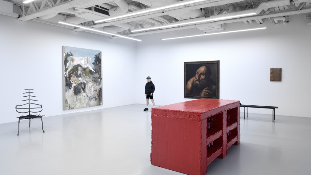 Inside the Studio Iron exhibition at Saatchi Yates gallery in London.
