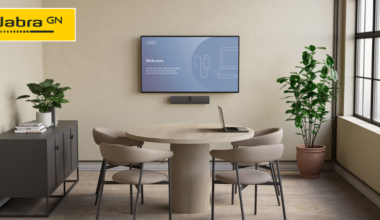 Jabra PanaCast U30 video bar for small meeting room BYOD collaboration