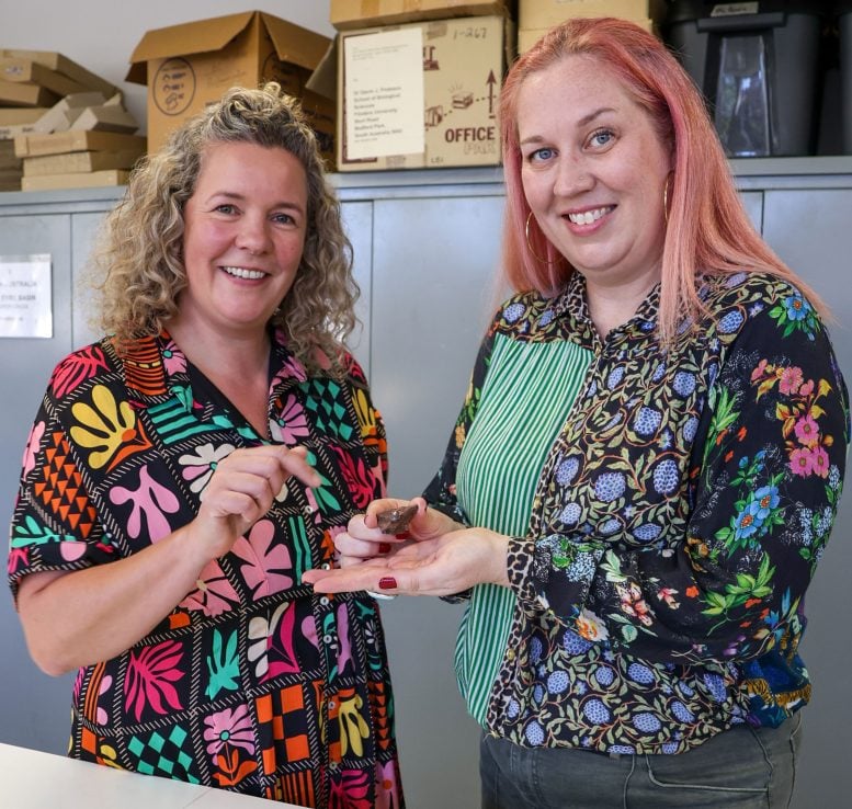 Dr Alice Clement and PhD Candidate Corinne Mensforth
