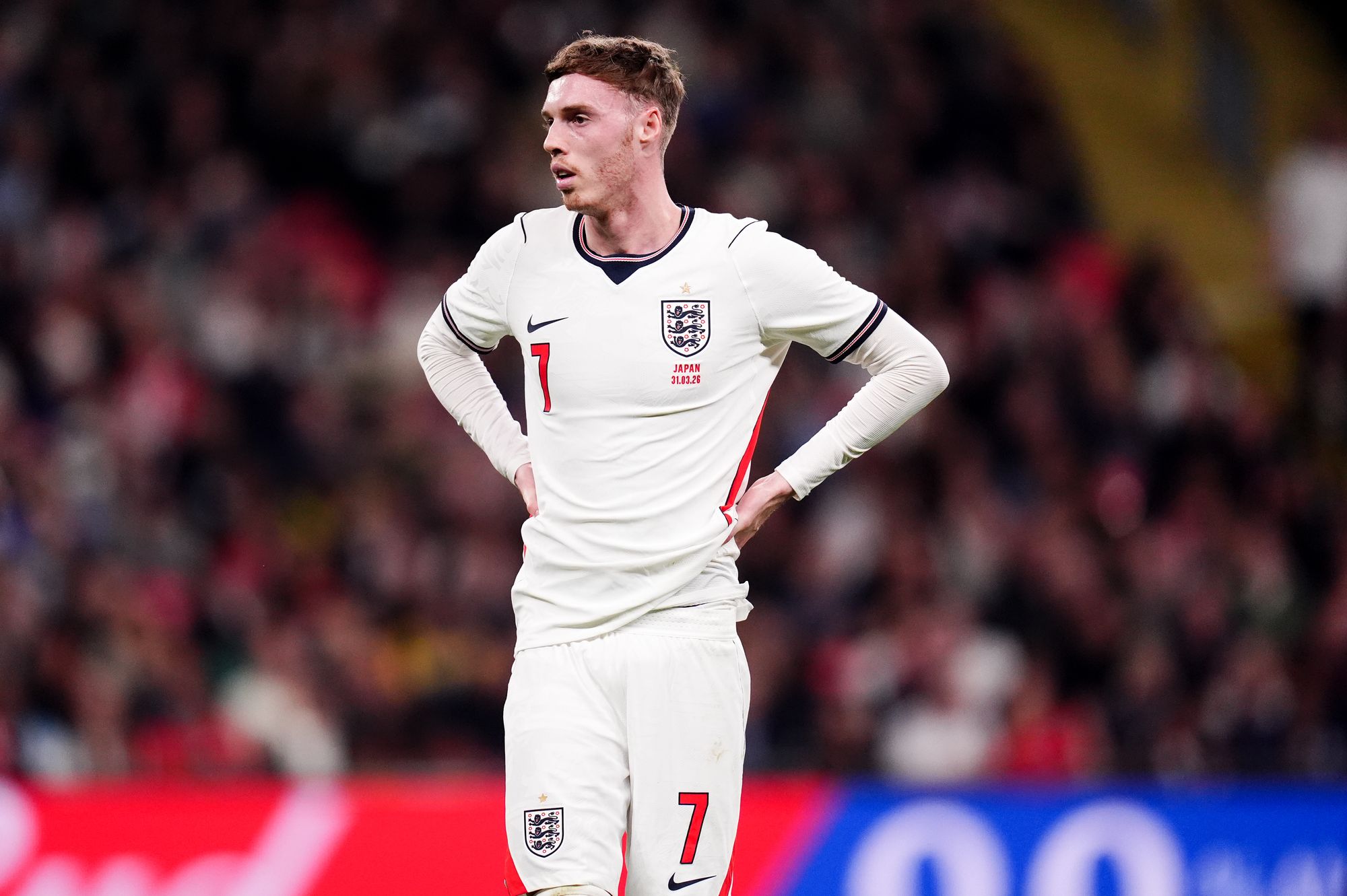 Cole Palmer struggled to impose himself on Japan at Wembley