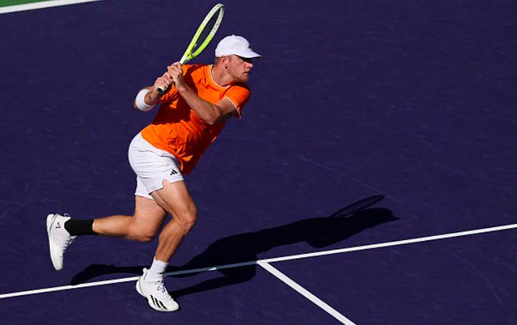 Alejandro Davidovich competing in the 2026 season. Source: Getty