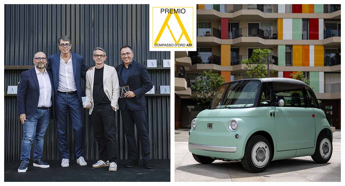THE FIAT TOPOLINO WINS THE ADI COMPASSO D'ORO