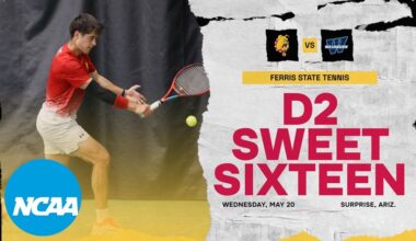 Ferris State men's tennis draws Washburn In NCAA D2 Sweet Sixteen matchup In Arizona