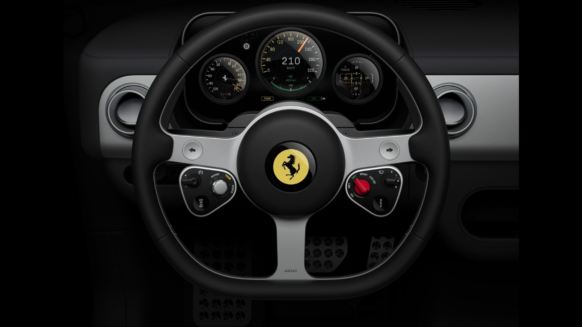 Ferrari Luce Binnacle Samsung Display Ferrari Luce Binnacle Samsung Display
