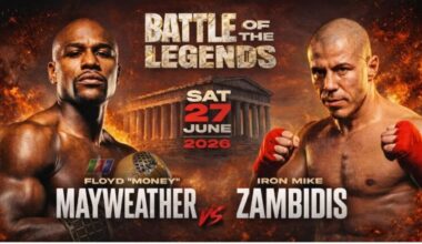 Floyd Mayweather Lands in Greece for Full-Contact Exhibition Against Mike Zambidis