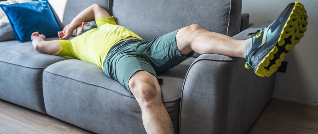bored tired runner