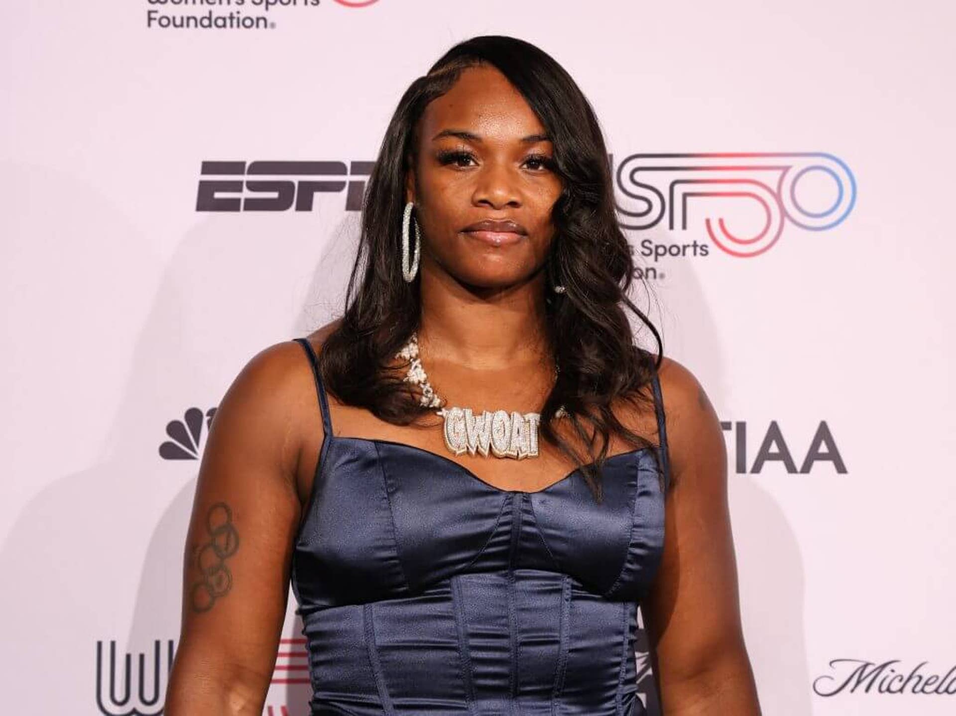 A photo of Claressa Shields at a gala event
