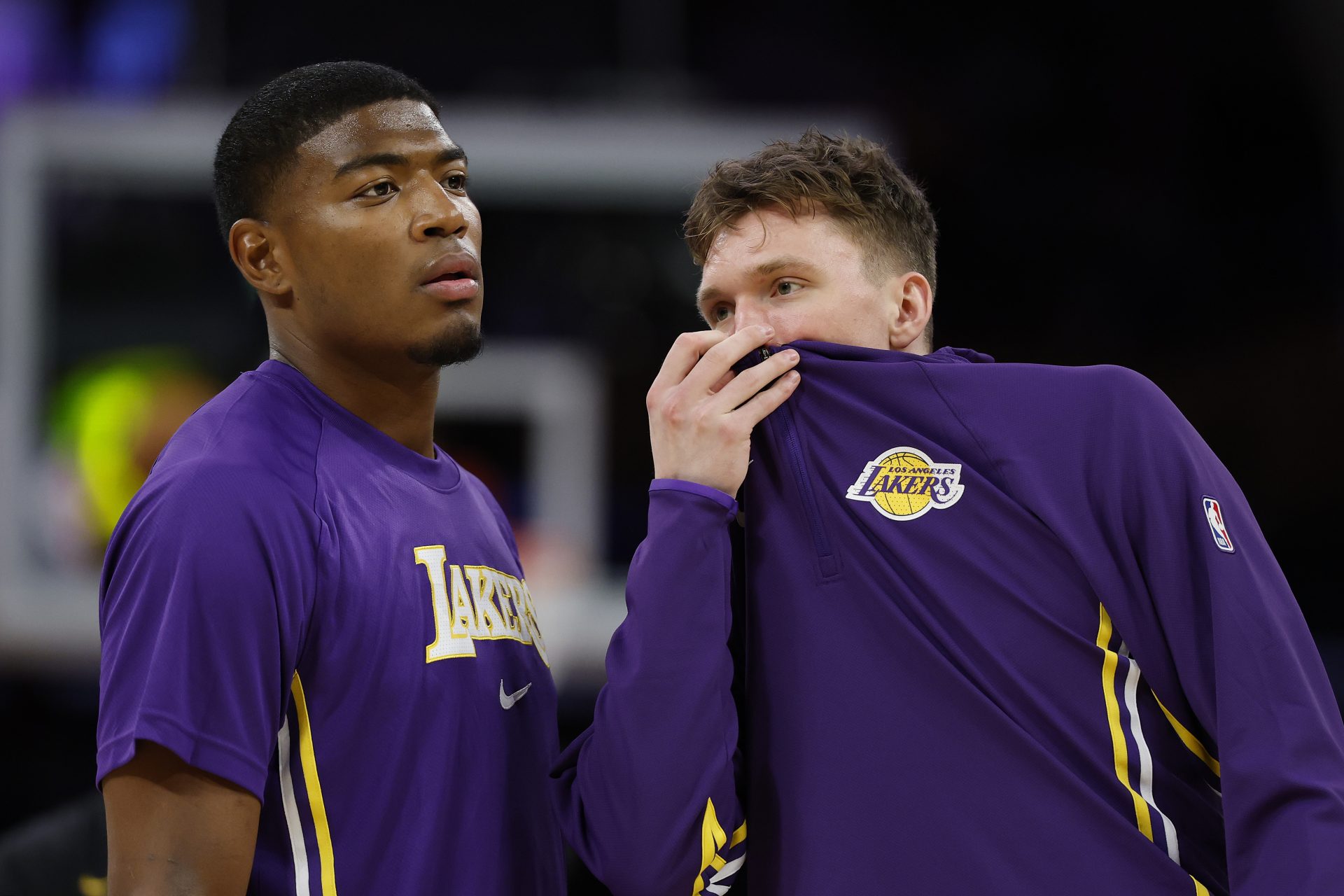 Dalton Knecht, Lakers, Metta World Peace, Lakers vs. Rockets