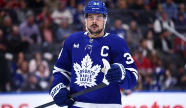 The Maple Leafs are on the clock with Auston Matthews