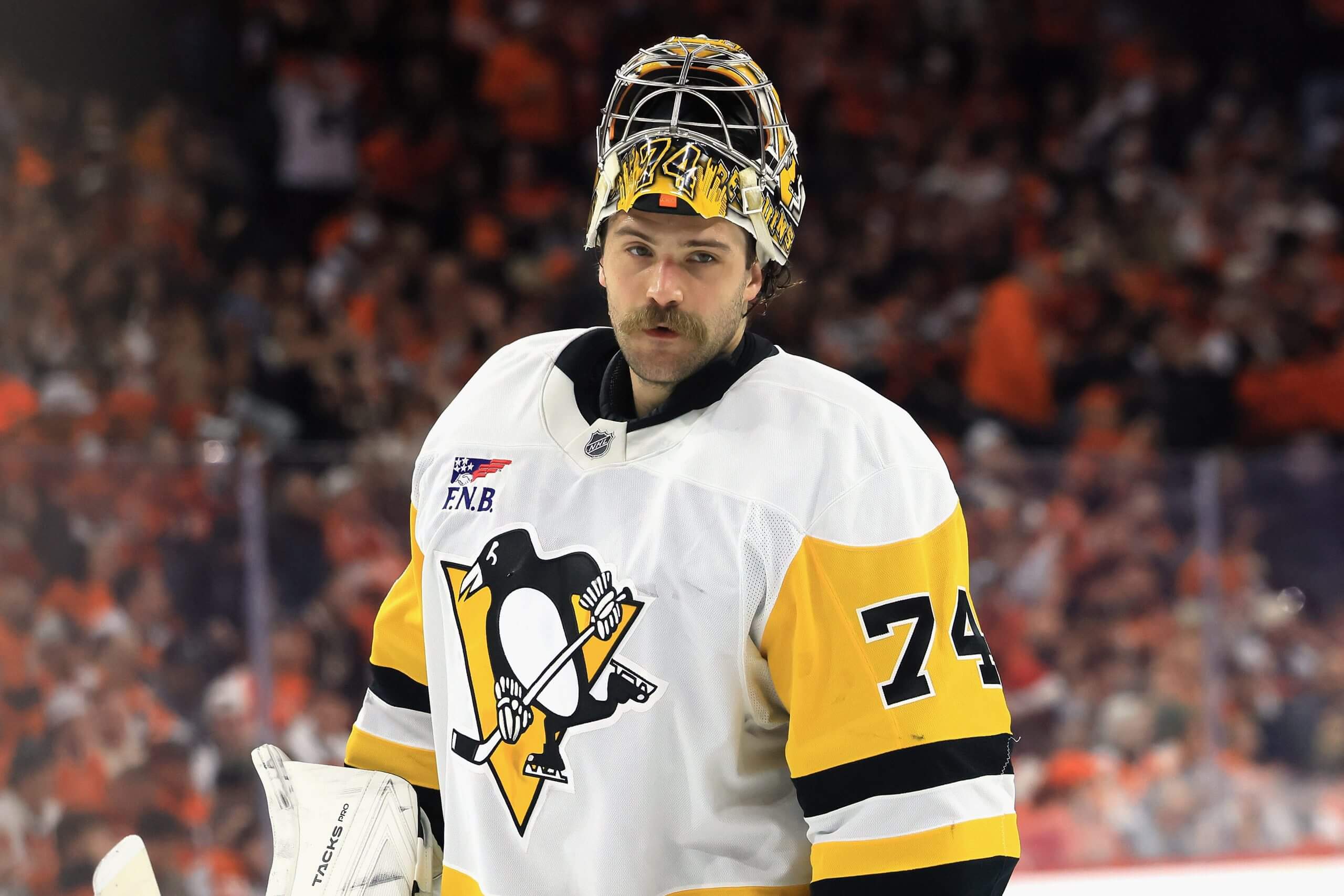 Stuart Skinner, acquired from Edmonton in the Tristan Jarry trade, was a solid addition to the Penguins' locker room. 