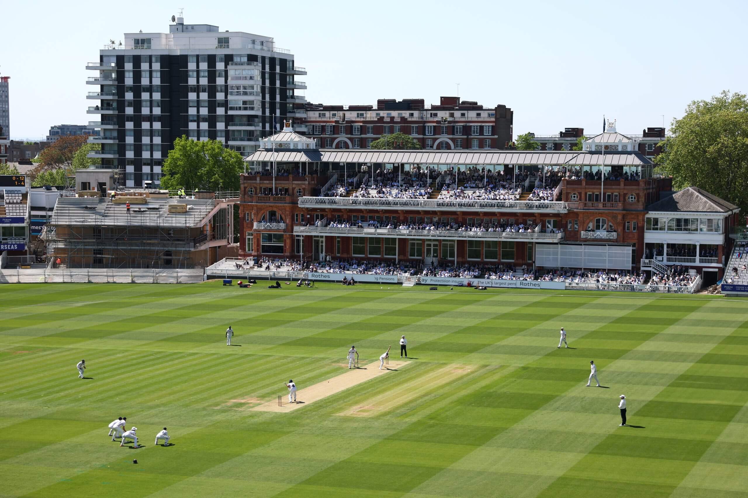 Lord's cricket ground from above