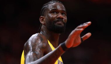 Los Angeles Lakers center DeAndre Ayton received seom strong words from Oklahoma City Thunder coach Mark Daigneault just before Game 3.