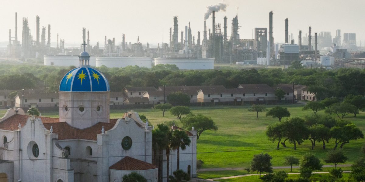 America's largest oil export hub is so starved of water that it's been illegal to have a green lawn for 2 years