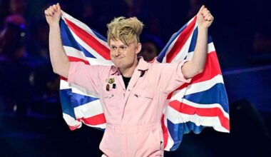 UK's Eurovision entry Sam Battle explains why he won't be singing in English at tonight's final