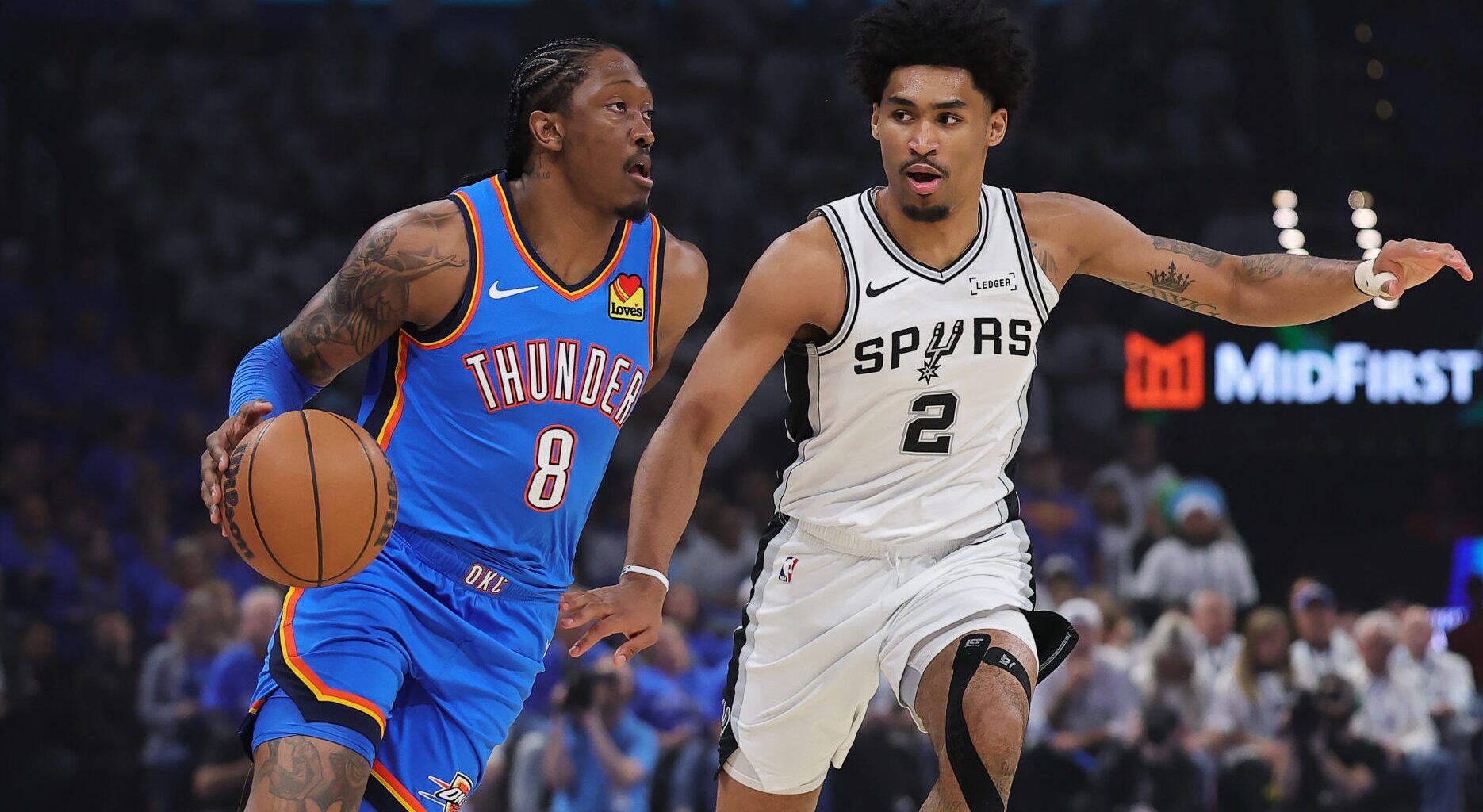 Live Updates: Thunder, Spurs aim to secure 2-1 lead in Western Conference Finals
