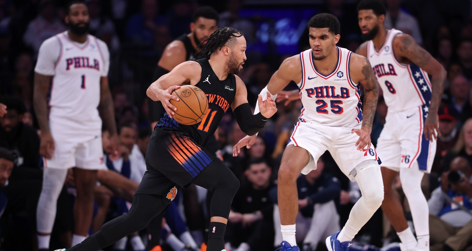 Sixers' Joel Embiid (ankle, hip) out for Game 2 vs. Knicks