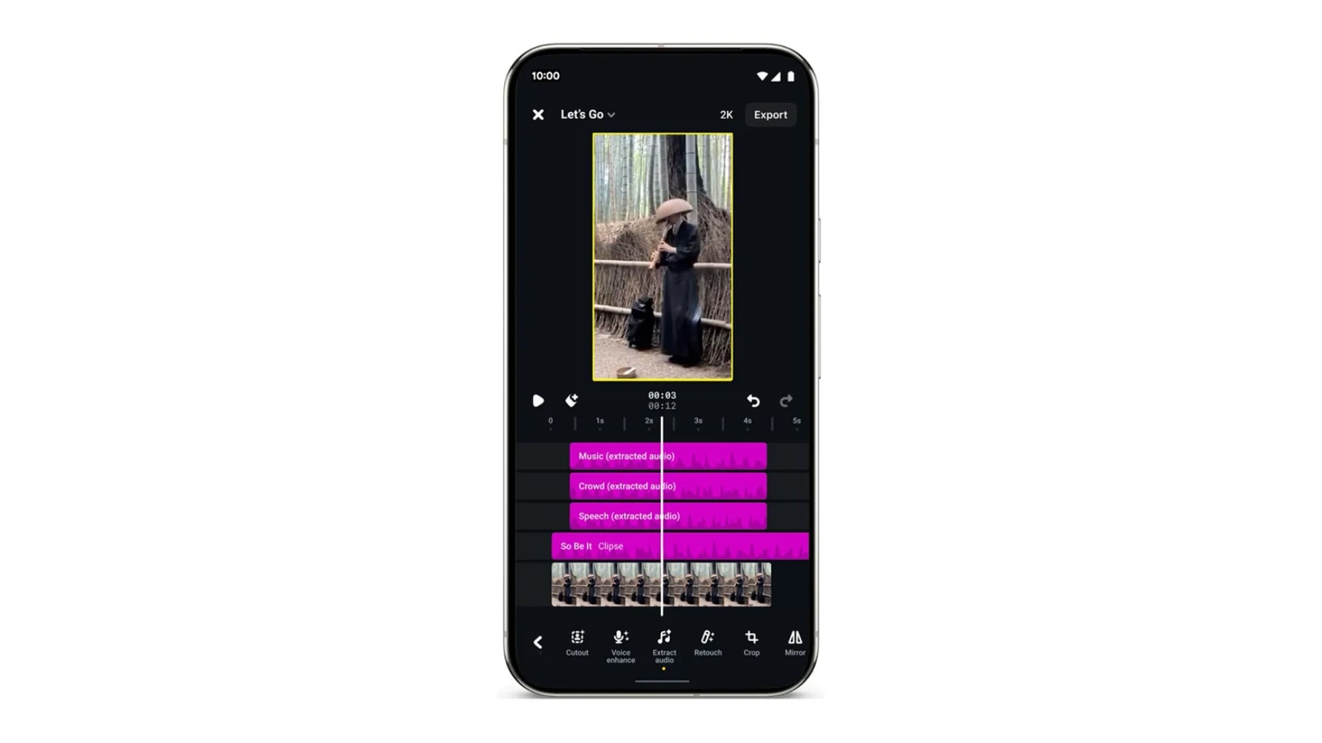 google android 17 instagram edits sound separation multiple audio tracks