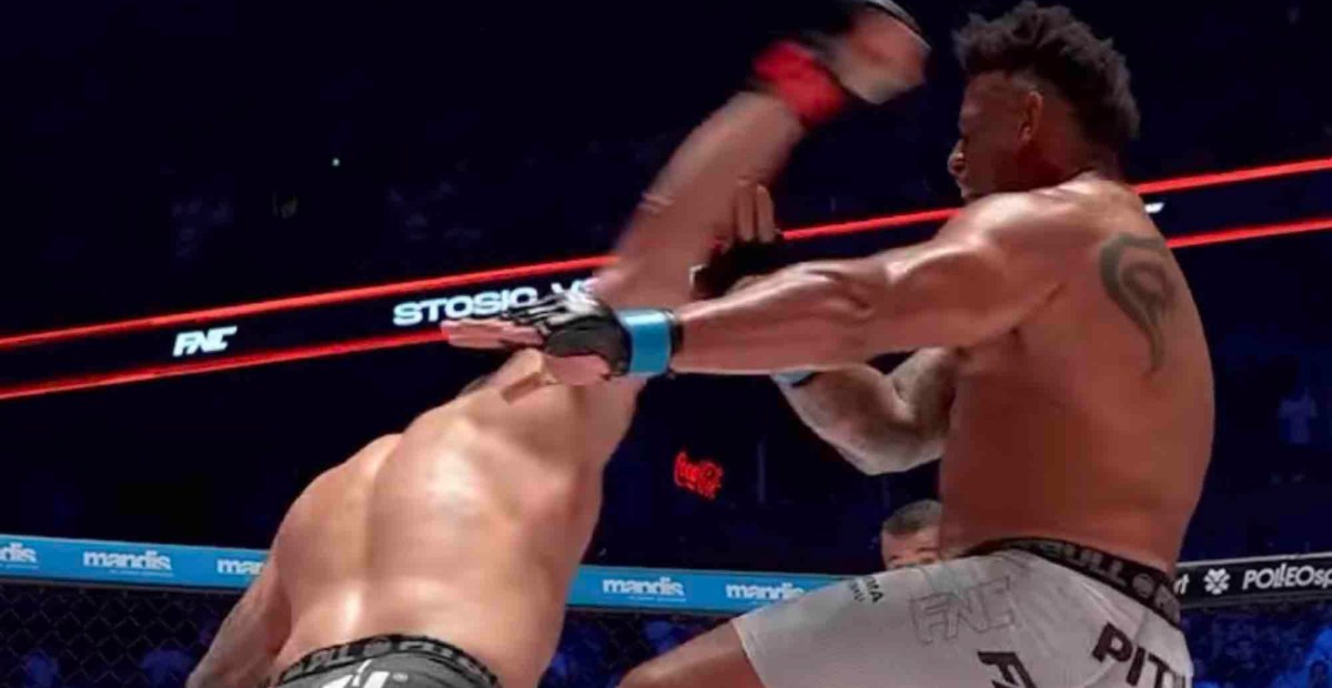 Greg Hardy brutally knocked out by UFC veteran Darko Stosic despite 52-pound weight advantage