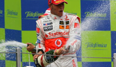Lewis Hamilton breaks 47-year F1 record in historic entrance