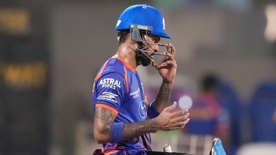 Hardik Pandya trained alone in Mumbai. (PTI)