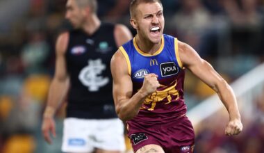 Roaring start saves Lions from brave Blues comeback