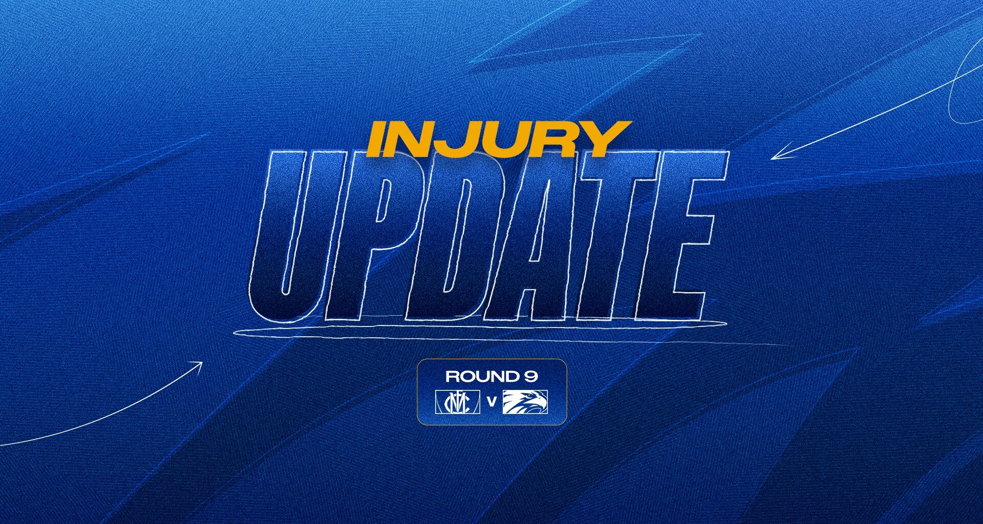 West Coast Eagles injury update: Round nine