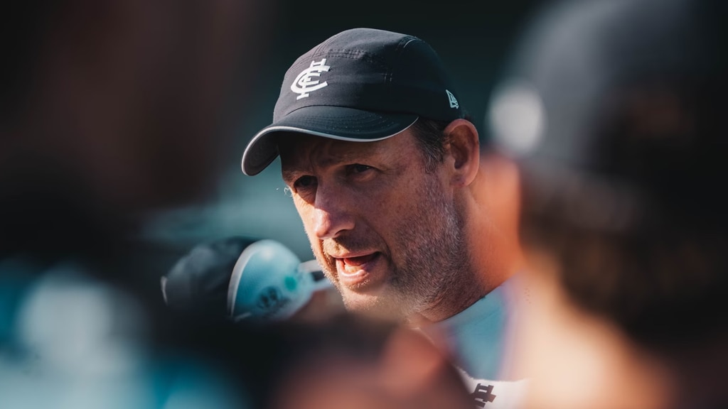 Carlton interim coach makes call on play for Blues' top job