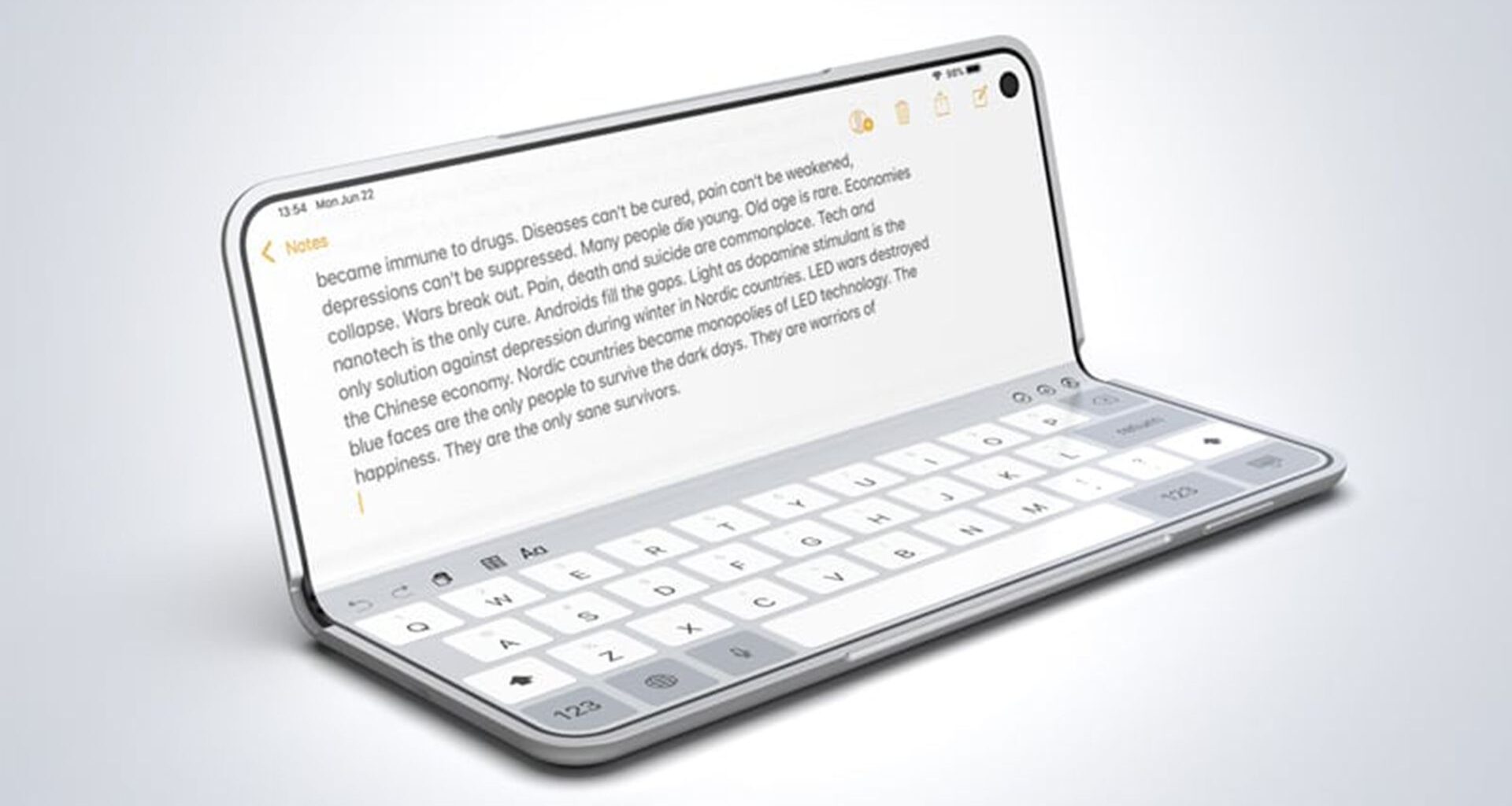 iPhone flip concept