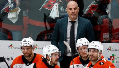 It will be back to the drawing board for Rick Tocchet and the Flyers after a disappointing Game 1 performance in Raleigh.