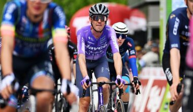 Ben O'Connor in action at the Tour of the Alps