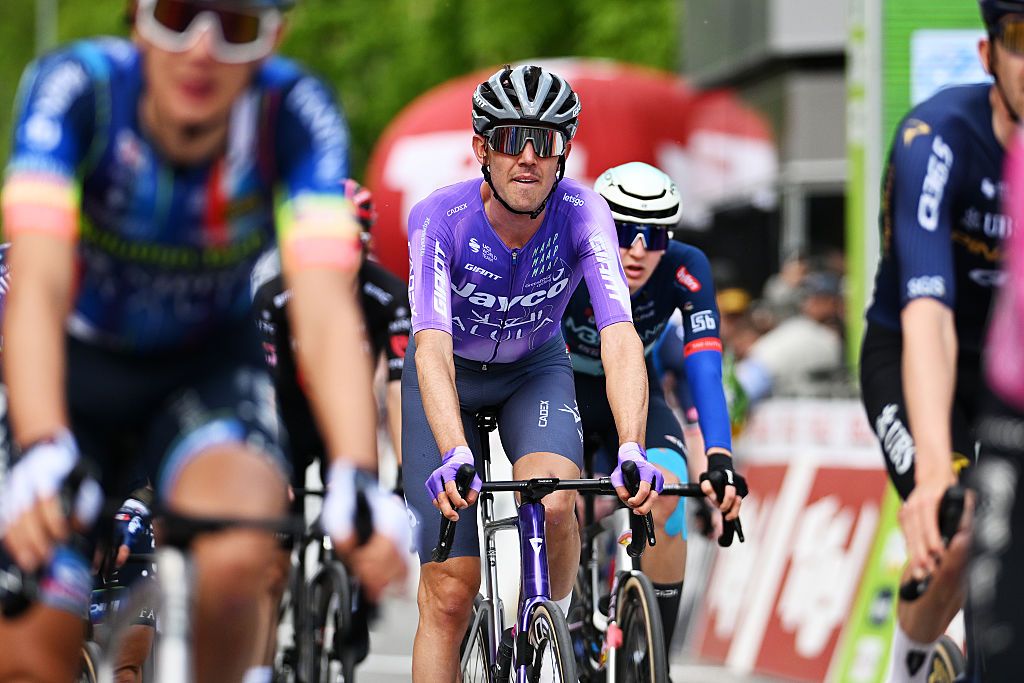 Ben O'Connor in action at the Tour of the Alps