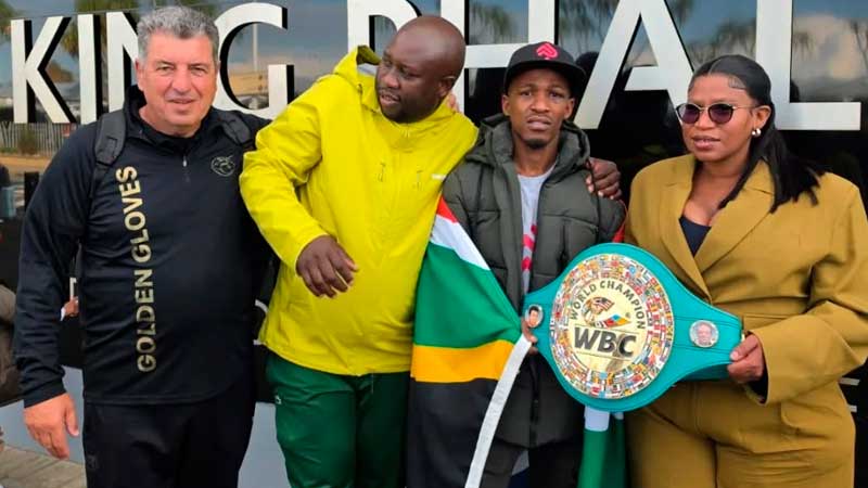 New WBC Strawweight Champion, received as a hero in Eastern Cape after his historic victory