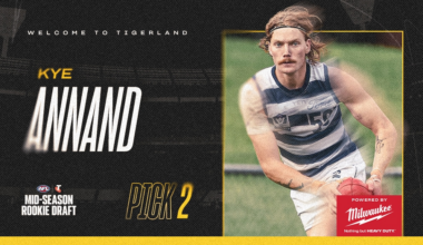 Kye Annand becomes a Tiger