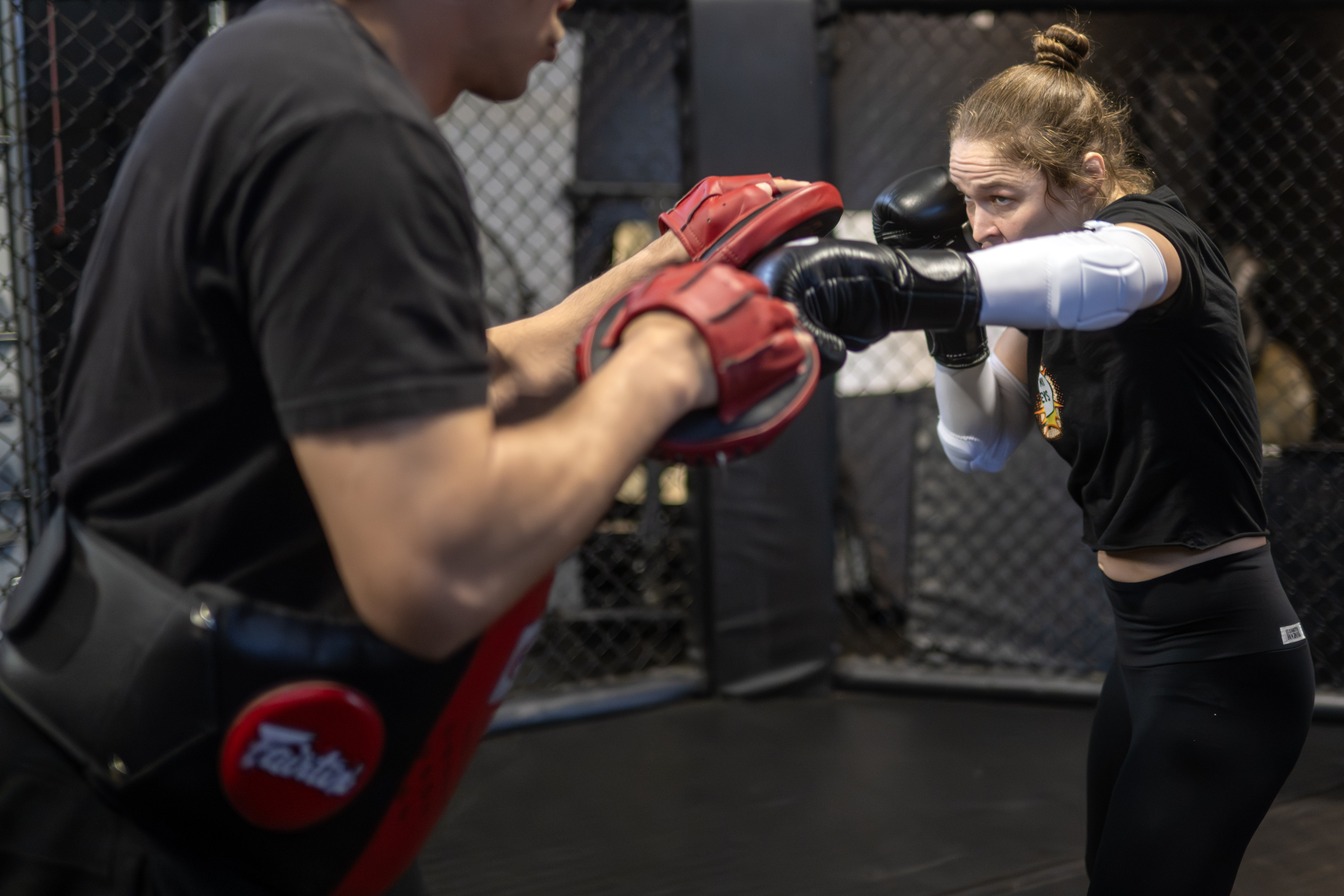 Former UFC champion and Olympic medalist Ronda Rousey prepares for...