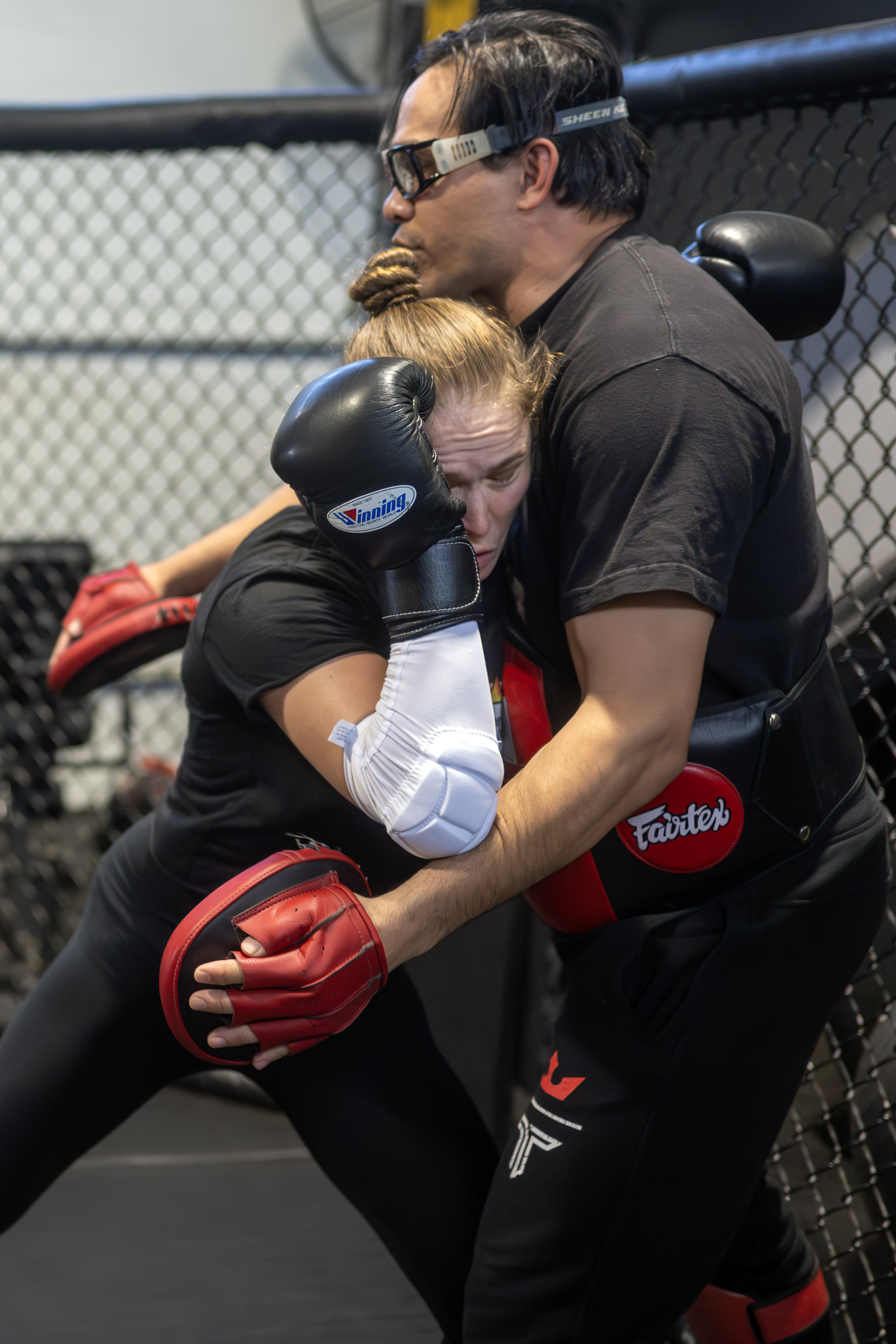 Former UFC champion and Olympic medalist Ronda Rousey prepares for...